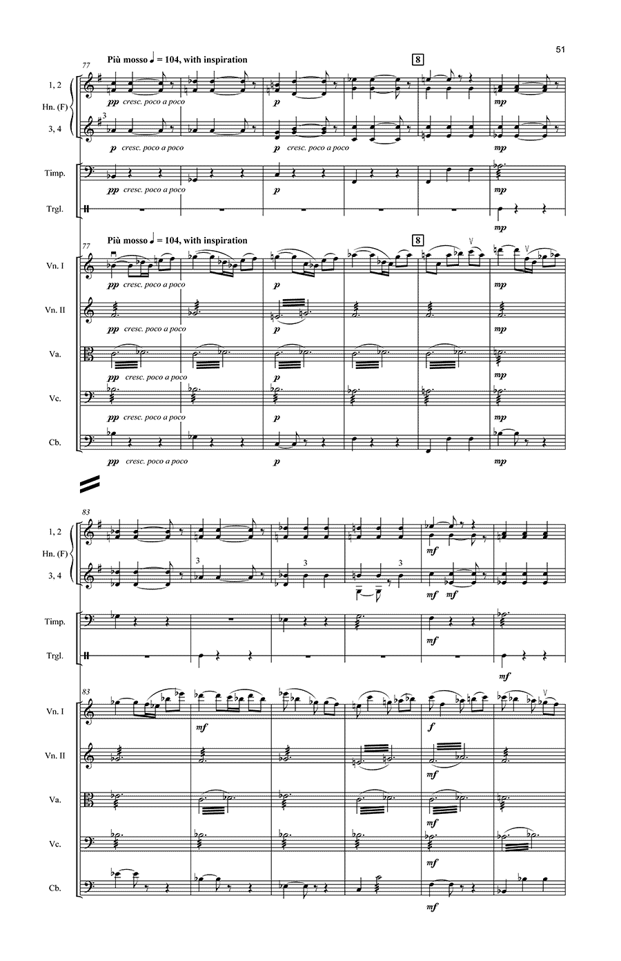Fragment from the Symphony # 6